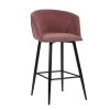 38.2 in. Low Back Matel Frame Bar Stool with Rose Velvet Seat and Back (Set of 2) by Unbranded 1 38.2 in. Low Back Matel Frame Bar Stool with Rose Velvet Seat and Back (Set of 2) by Unbranded -Boraam Sales Store rose unbranded bar stools qykj md5574794 64 1000
