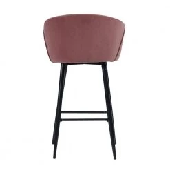 38.2 in. Low Back Matel Frame Bar Stool with Rose Velvet Seat and Back (Set of 2) by Unbranded 14 38.2 in. Low Back Matel Frame Bar Stool with Rose Velvet Seat and Back (Set of 2) by Unbranded -Boraam Sales Store rose unbranded bar stools qykj md5574794 66 1000