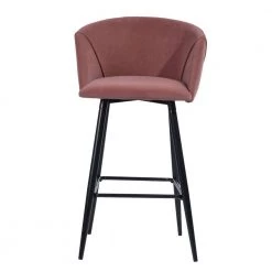 38.2 in. Low Back Matel Frame Bar Stool with Rose Velvet Seat and Back (Set of 2) by Unbranded 15 38.2 in. Low Back Matel Frame Bar Stool with Rose Velvet Seat and Back (Set of 2) by Unbranded -Boraam Sales Store rose unbranded bar stools qykj md5574794 c3 1000