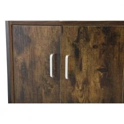 Rustic Brown MDF Kitchen Cart with Roller by Unbranded -Boraam Sales Store rustic brown unbranded kitchen carts aybszhd1382 76 1000