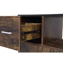 Rustic Brown Kitchen Pantry Cart with Roller by Unbranded 14 Rustic Brown Kitchen Pantry Cart with Roller by Unbranded -Boraam Sales Store rustic brown unbranded kitchen carts kx95 8 1f 1000