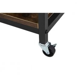 Rustic Brown Kitchen Pantry Cart with Roller by Unbranded 16 Rustic Brown Kitchen Pantry Cart with Roller by Unbranded -Boraam Sales Store rustic brown unbranded kitchen carts kx95 8 fa 1000