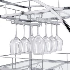 Silver Kitchen Cart with Wheels by Unbranded -Boraam Sales Store silver unbranded kitchen carts aybszhd737 4f 1000