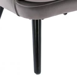 Sliver High Back Accent Chair Comfortable Loveseat Fabric Padded Seat Modern High Back Arm-sofa by Unbranded -Boraam Sales Store sliver unbranded accent chairs gm h 302 44 1000