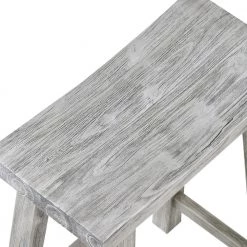 Sonoma Storm Gray Wire-Brush Saddle Counter Stool by Boraam -Boraam Sales Store storm gray wire brush boraam bar stools 75224 a0 1000