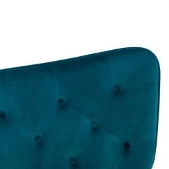 Teal High Back Accent Chair Comfortable Loveseat Fabric Padded Seat Modern High Back Arm-sofa by Unbranded -Boraam Sales Store teal unbranded accent chairs gm h 303 1f 1000