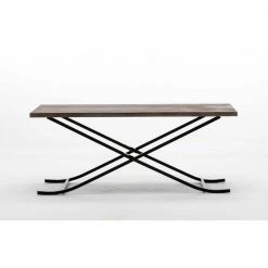 Miriam 48 in. Weathered Brown Large Rectangle Wood Coffee Table by Boraam -Boraam Sales Store weathered brown boraam coffee tables 77023 c3 1000