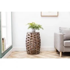 Hampton 26 in. Weathered Walnut Side Table by Boraam 14 Hampton 26 in. Weathered Walnut Side Table by Boraam -Boraam Sales Store weathered walnut boraam end side tables 76148 c3 1000