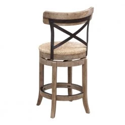 Myrtle 37.25 in. Wheat Wire-Brush Wood Frame Counter Height Bar Stool by Boraam -Boraam Sales Store wheat wire brush boraam bar stools 76924 4f 1000