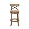 Myrtle 42.75 in. Wheat Wire-Brush Wood Frame Bar Stool by Boraam -Boraam Sales Store wheat wire brush boraam bar stools 76929 64 1000