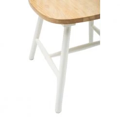 Farmhouse White and Natural Wood Dining Chair (Set of 2) by Boraam -Boraam Sales Store white and natural boraam dining chairs 31316 1d 1000