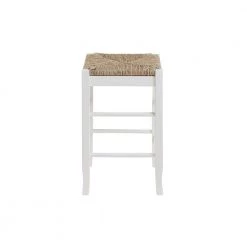 24 in. White Bar Stool by Boraam