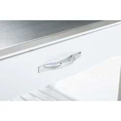 Holland White Kitchen Cart with Stainless Steel Top by Boraam -Boraam Sales Store white boraam kitchen carts 50660 c3 1000