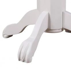 Florence 42 in. Round White Wood Pub Table - Seating Capacity 4 by Boraam -Boraam Sales Store white boraam kitchen dining tables 71442 4f 1000