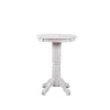 Florence 42 in. Round White Wood Pub Table - Seating Capacity 4 by Boraam 1 Florence 42 in. Round White Wood Pub Table - Seating Capacity 4 by Boraam -Boraam Sales Store white boraam kitchen dining tables 71442 64 1000