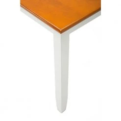 Bloomington White and Honey Oak Dining Table by Boraam -Boraam Sales Store white oak boraam kitchen dining tables 22030 4f 1000