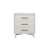 Tranquility 3 Drawer White Small Chest (34 in. H x 30 in. W x 18 in. D) by Unbranded -Boraam Sales Store white unbranded chest of drawers 1867 04 64 1000