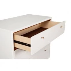 Dakota 3 Drawer White Small Chest (34 in. H x 36 in. W x 18 in. D) by Unbranded -Boraam Sales Store white unbranded chest of drawers 1974 04 77 1000