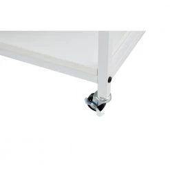 White Kitchen Pantry Cart with Roller by Unbranded -Boraam Sales Store white unbranded kitchen carts kx95 10 fa 1000