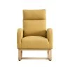 27.6 in. W Yellow Arm Rocking Chair Modern Accent High Backrest Living Room Lounge , 2 Side Pocket by Unbranded -Boraam Sales Store yellow unbranded rockers gliders ottomans gm h 539 64 1000